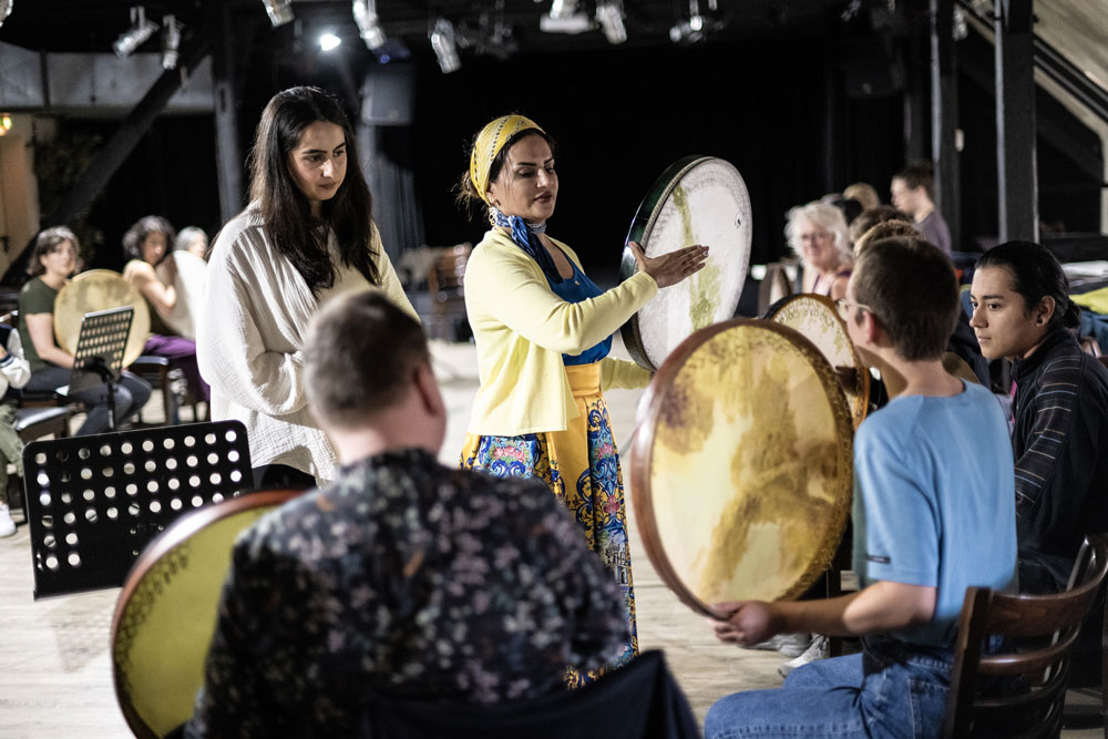 Harir Shariatzade Daf Workshop 2 - (c) Liudmila Jeremies